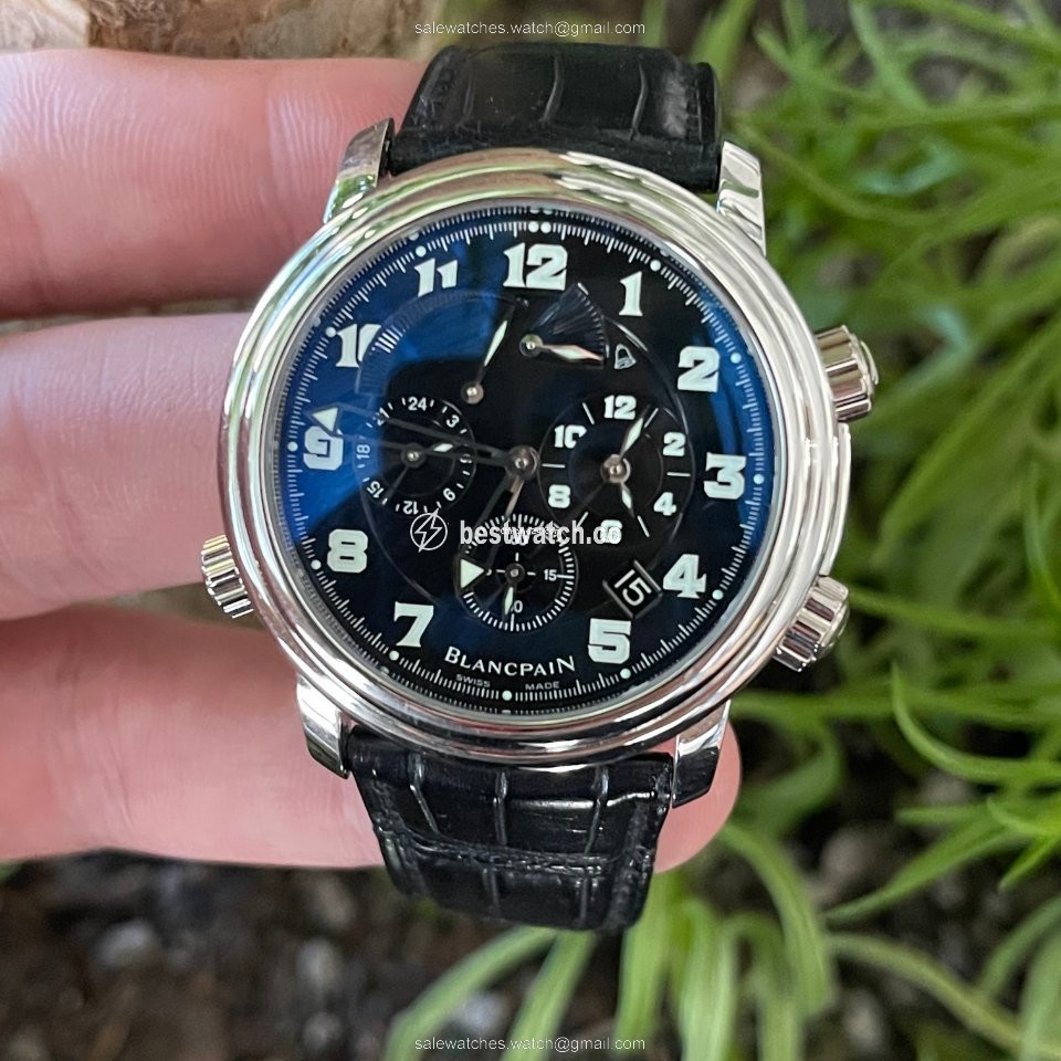Blancpain Leman Reveil GMT Mens watch Unisex Automatic Steel 2041-1130M-53B Replica 2