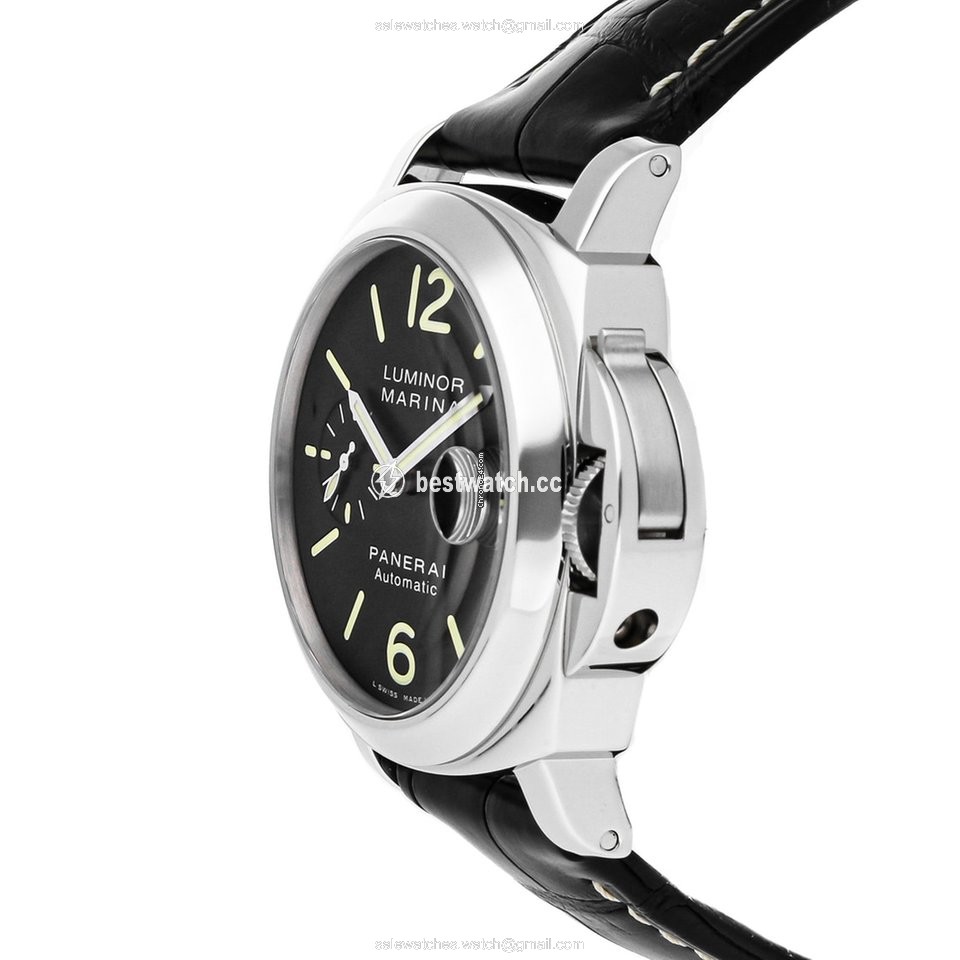 IMG_9085 Panerai Luminor Marina Automatic Mens watch Unisex Automatic Steel PAM00104 Replica 2