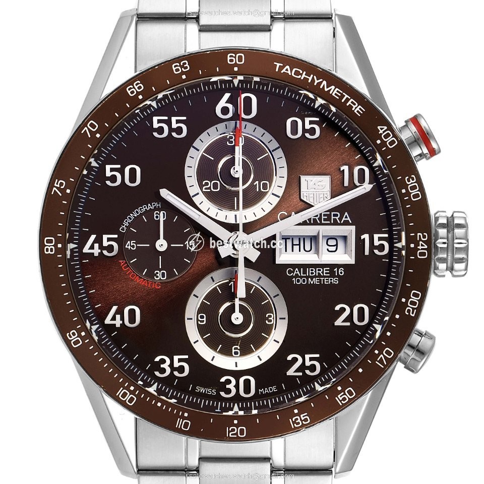 TAG Heuer Carrera Calibre 16 Mens watch Unisex Automatic Steel CV2A12.FC6236 Replica 2