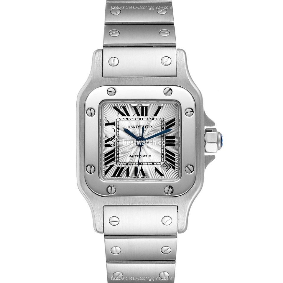 IMG_9085 Cartier Santos Galbee Womens watch Automatic Steel W20044D6 Replica 2