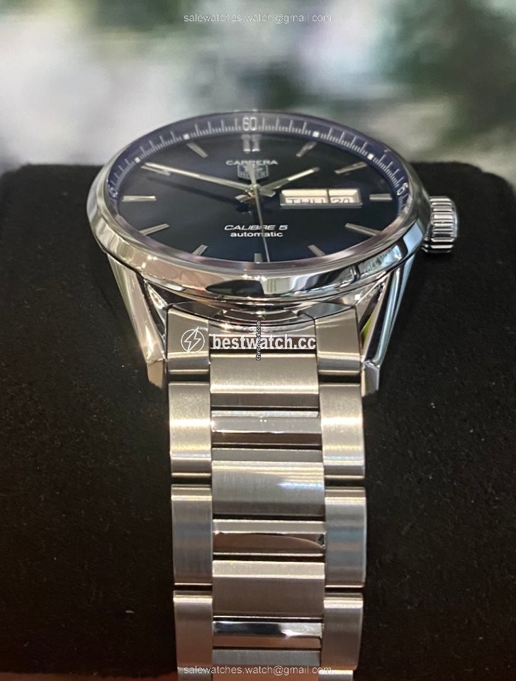 TAG Heuer Carrera Calibre 5 Mens watch Unisex Automatic Steel WAR201E.BA0723 Replica 2