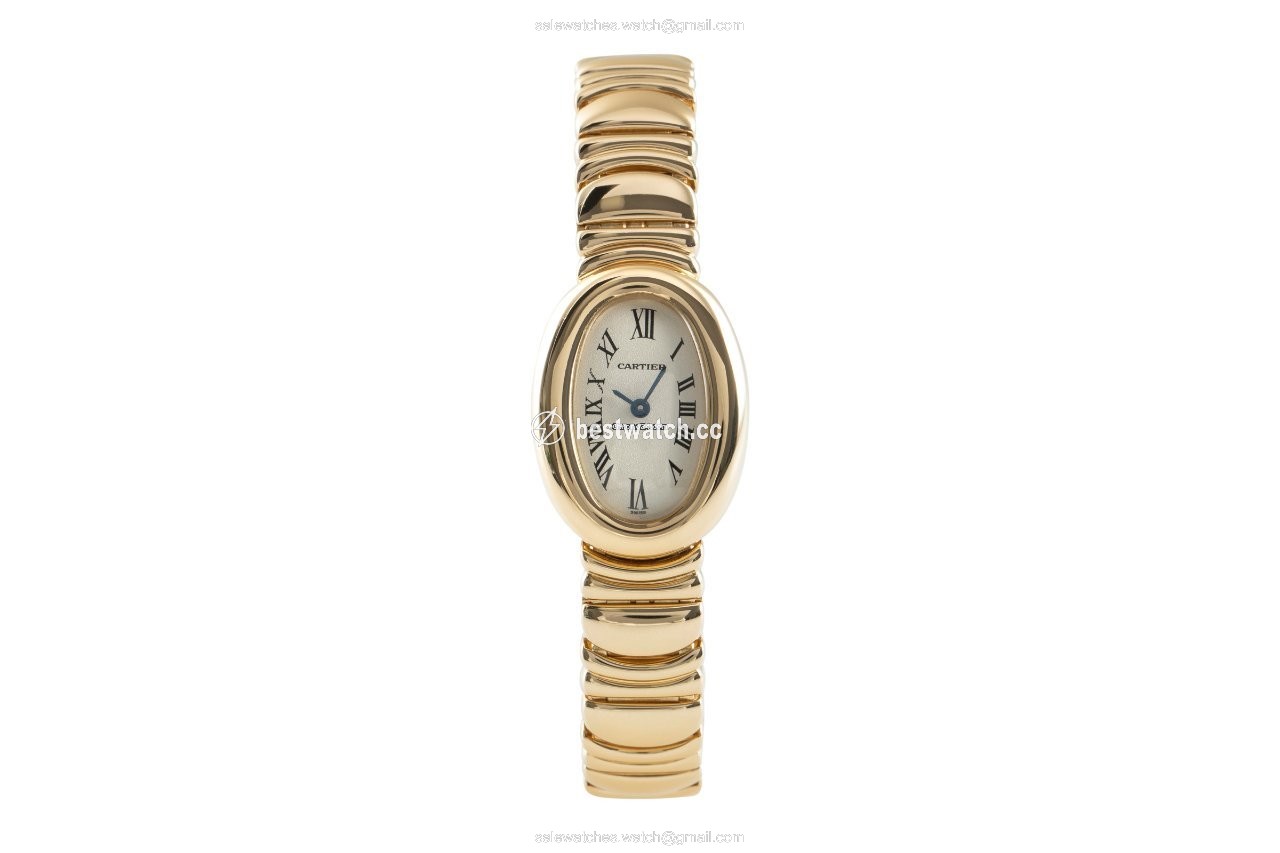 Cartier Baignoire Womens watch Quartz Yellow gold 1960 Replica 2