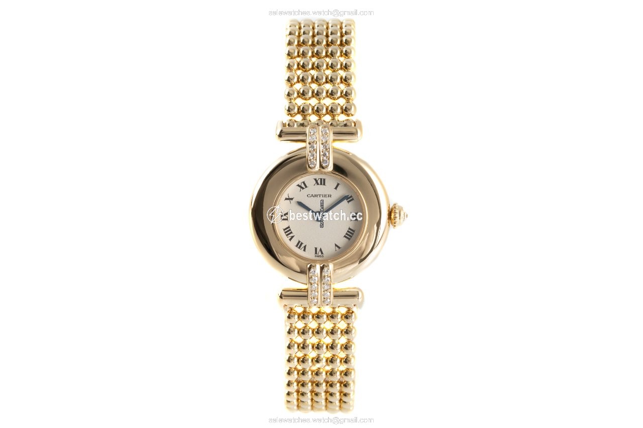 IMG_9085 Cartier Womens watch Quartz Yellow gold 8057911 Replica 2