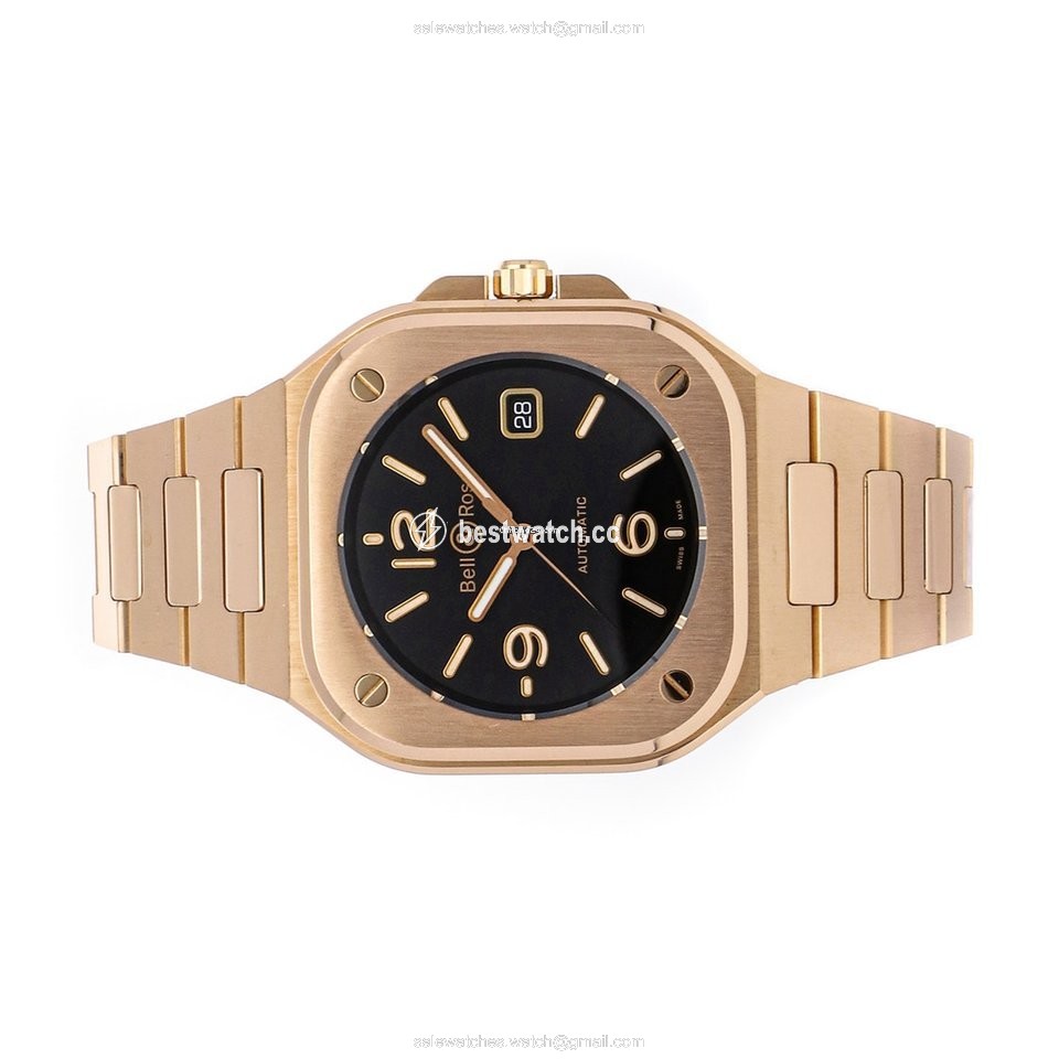 Bell & Ross BR 05 Mens watch Unisex Automatic Rose gold BR05A-BL-PG SPG Replica 2
