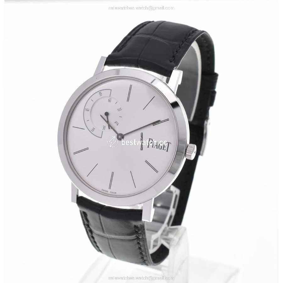 Piaget Mens watch Unisex Manual winding White gold P10522 Replica 2