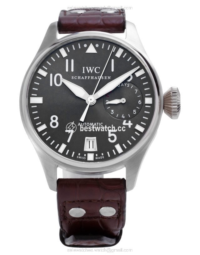 IWC Big Pilot Mens watch Unisex Automatic White gold IW500402 Replica 2
