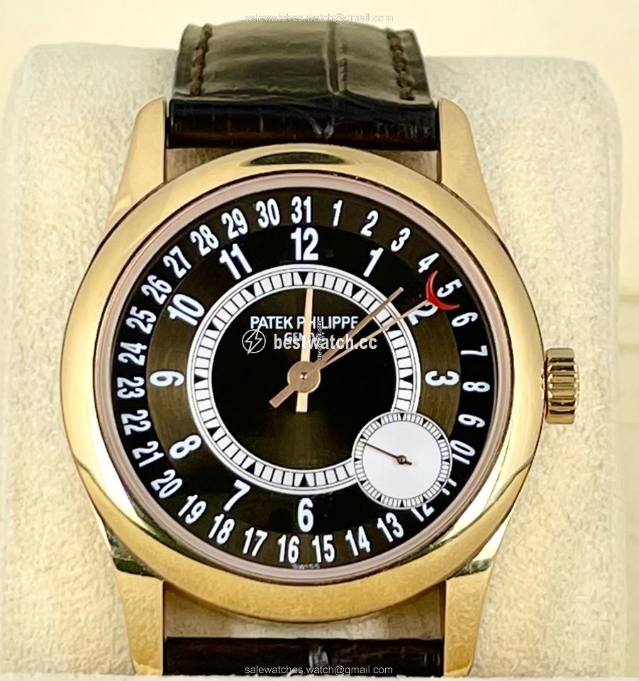 IMG_9085 Patek Philippe Calatrava Mens watch Unisex Automatic Rose gold 6000R-001 Replica 2