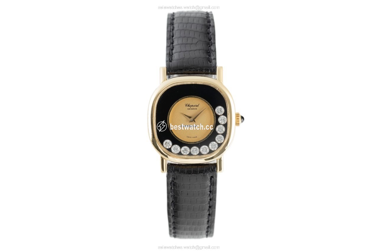 Chopard Happy Diamonds Womens watch Manual winding Yellow gold 50895 Replica 2