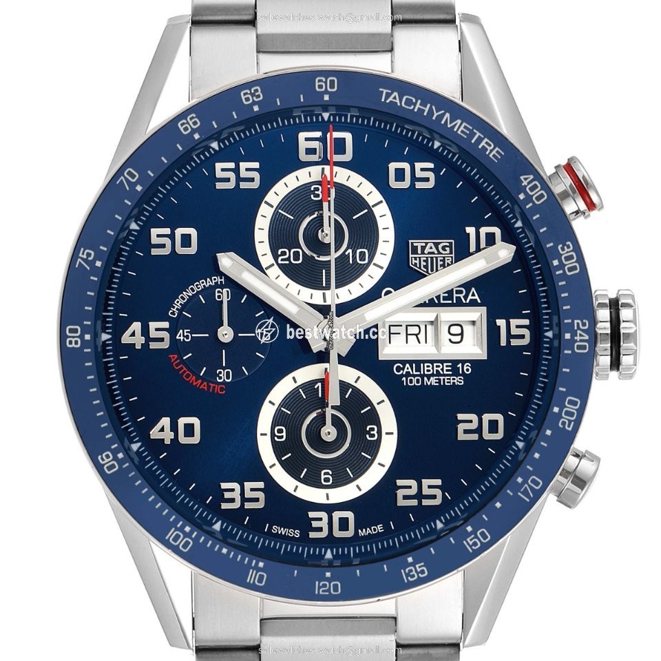 IMG_9085 TAG Heuer Carrera Calibre 16 Mens watch Unisex Automatic Steel CV2A1V.BA0738 Replica 2