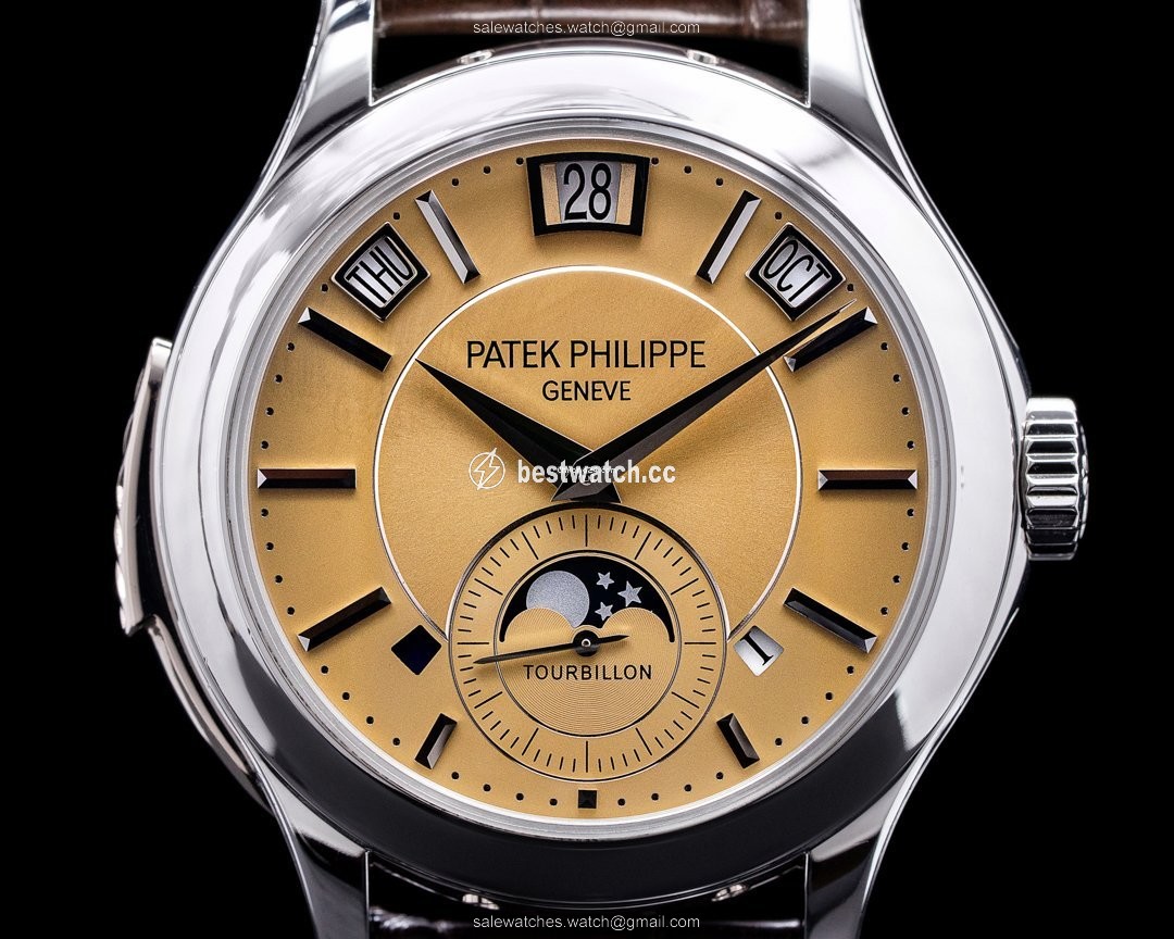 IMG_9085 Patek Philippe Minute Repeater Perpetual Calendar Mens watch Unisex Manual winding Platinum 5207P-001 Replica 2