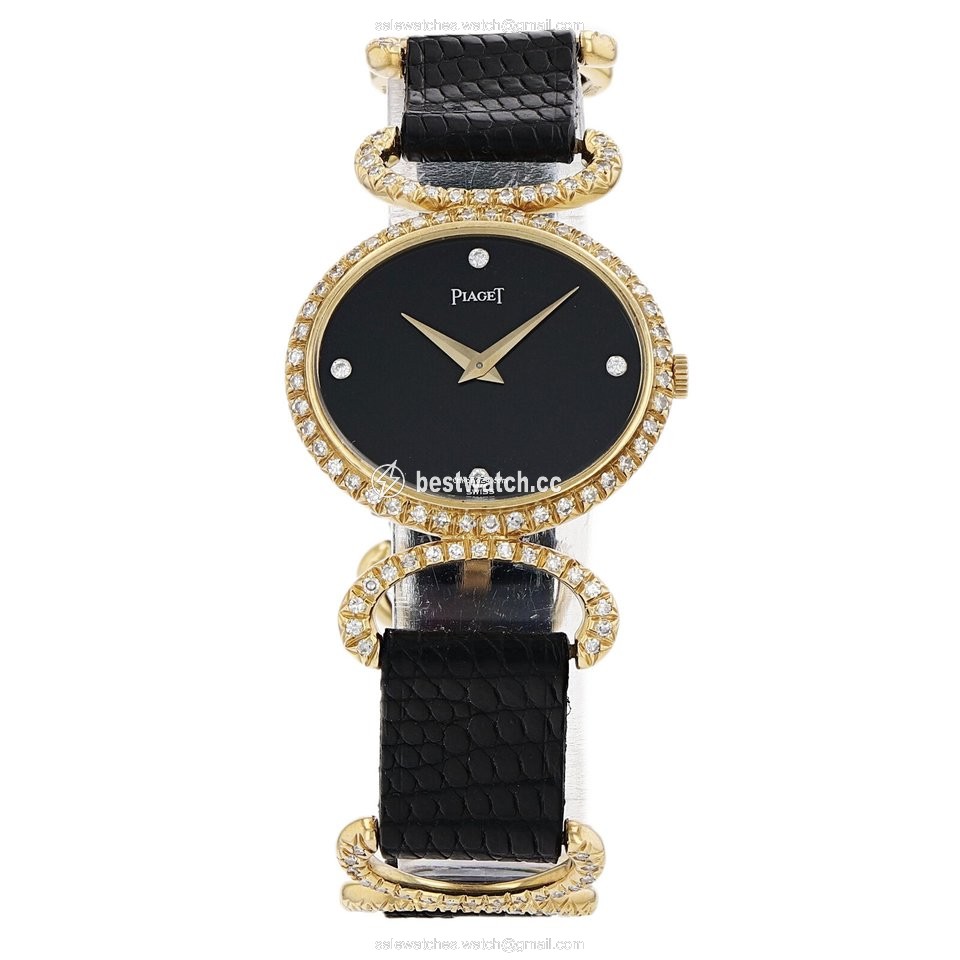 Piaget Womens watch Quartz Yellow gold NUMBER 9802DB Replica 2