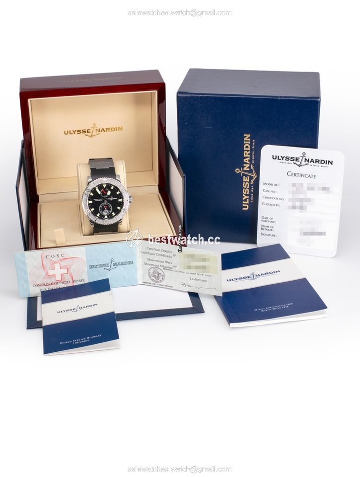 Ulysse Nardin Maxi Marine Diver Mens watch Unisex Automatic Steel 263.33-7 92 Replica 2