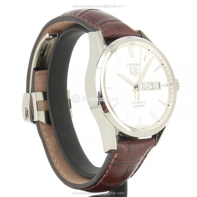 IMG_9085 TAG Heuer Carrera Calibre 5 Mens watch Unisex Automatic Steel WAR201B Replica 2