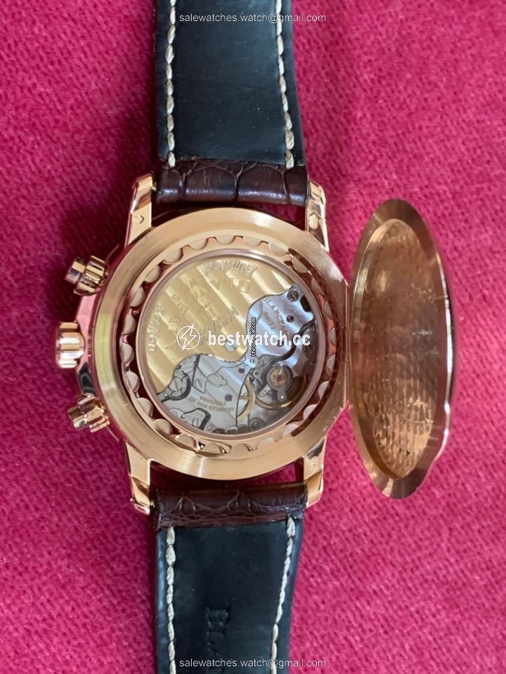 IMG_9085 Blancpain Mens watch Unisex Automatic Rose gold 3100-1542-53B Replica 2