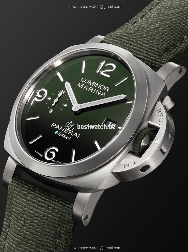 Panerai Mens watch Unisex Automatic Steel PAM 01356 Replica 2