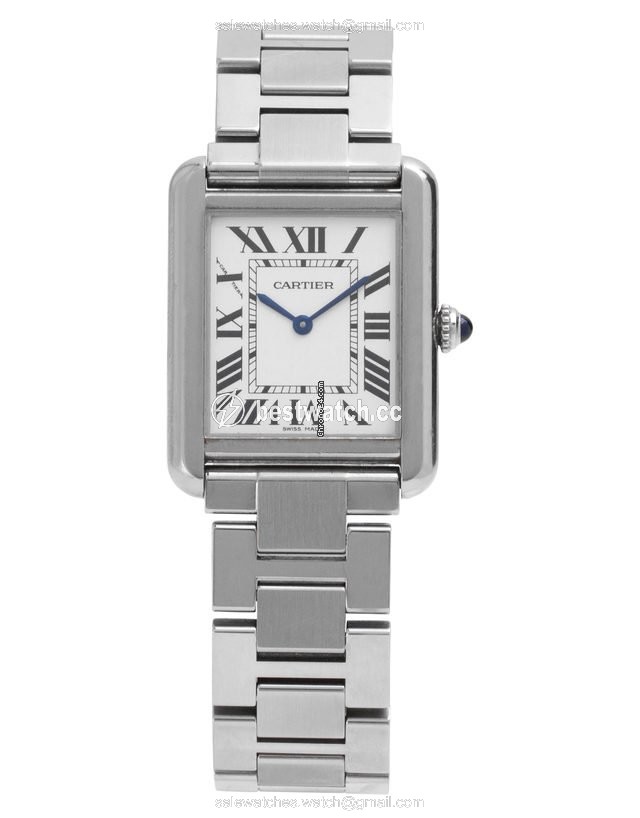 IMG_9085 Cartier Tank Solo Mens watch Unisex Quartz Steel W5200013 3170 Replica 2
