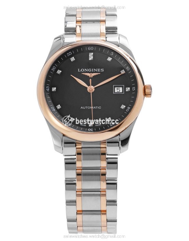 IMG_9085 Longines Master Collection Mens watch Unisex Automatic Gold Steel L2.793.5.57.7 Replica 2
