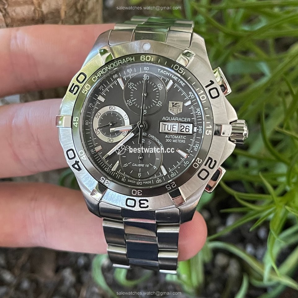 IMG_9085 TAG Heuer Aquaracer Mens watch Unisex Steel CAF5011 Replica 2