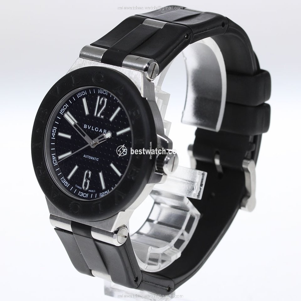IMG_9085 Bulgari Diagono Mens watch Unisex Automatic Steel DG40SV Replica 2