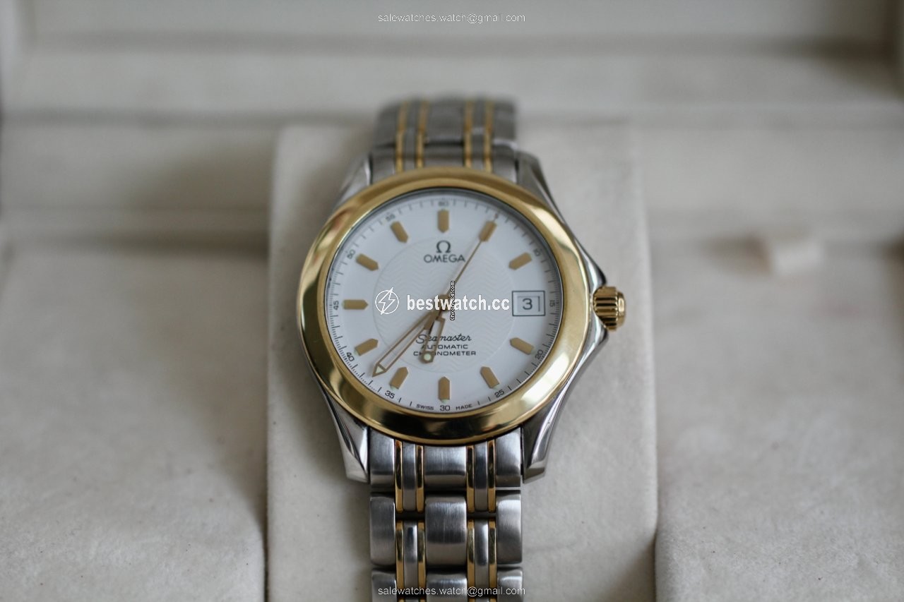 IMG_9085 Omega Seamaster Mens watch Unisex Automatic Gold Steel 2301.21.00 Replica 2