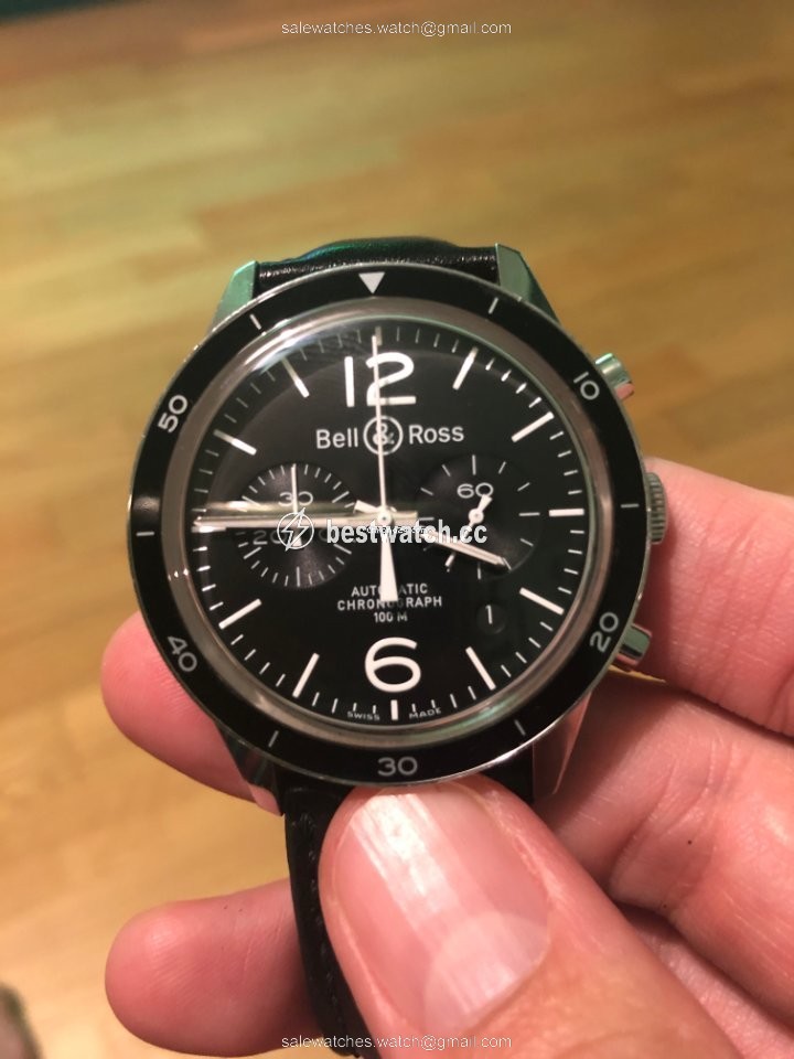 IMG_9085 Bell & Ross BR V1 Mens watch Unisex Automatic Steel BRV126-BL-BE SCA Replica 2