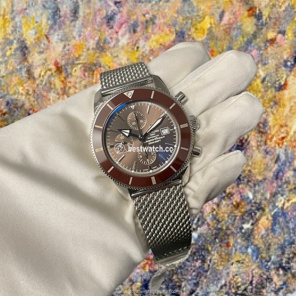 IMG_9085 Breitling Superocean Heritage II Chronographe Mens watch Unisex Automatic Steel A1331233 Q616 152A Replica 2
