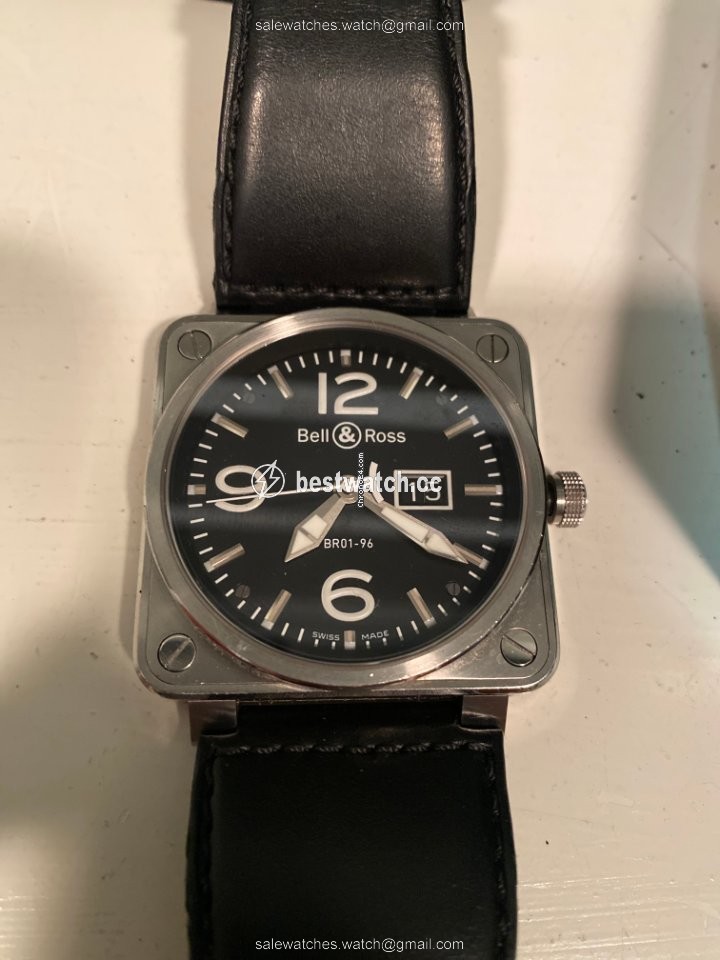 IMG_9085 Bell & Ross BR 01-96 Grande Date Mens watch Unisex Automatic Steel BR01-96 Replica 2
