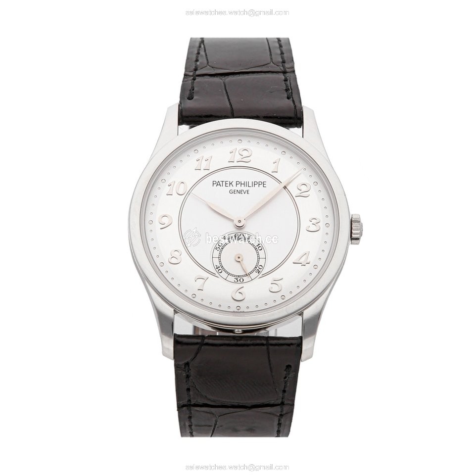 IMG_9085 Patek Philippe Calatrava Mens watch Unisex Manual winding Platinum 5196P-001 Replica 2
