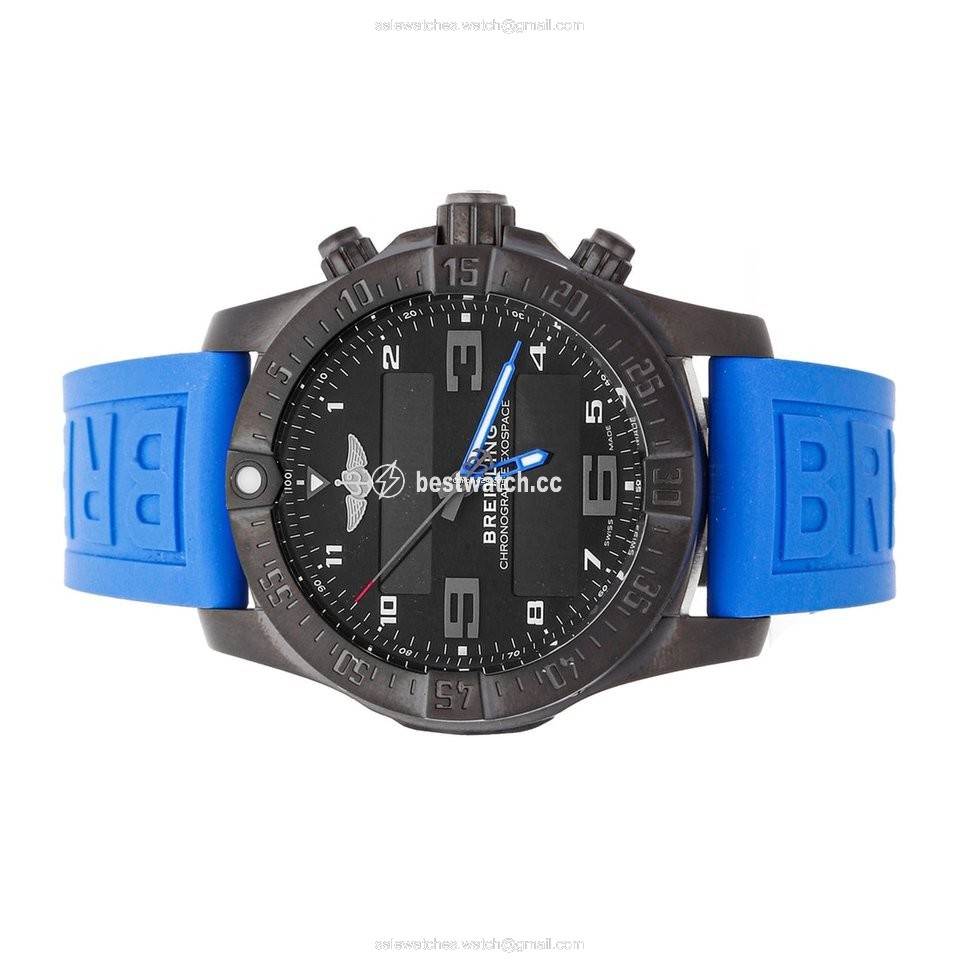 IMG_9085 Breitling Exospace B55 Connected Mens watch Unisex Quartz Titanium VB5510H2 BE45 Replica 2