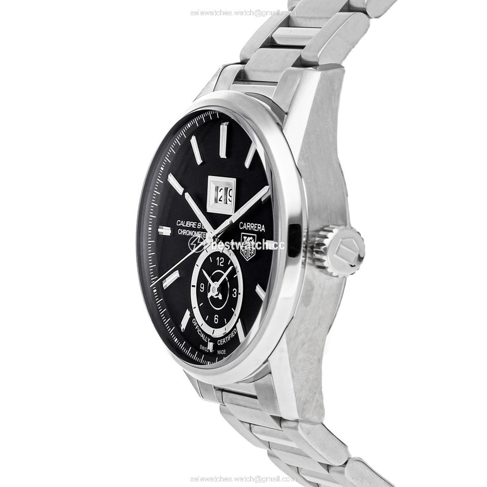IMG_9085 TAG Heuer Carrera Calibre 8 Mens watch Unisex Automatic Steel WAR5010.BA0723 Replica 2