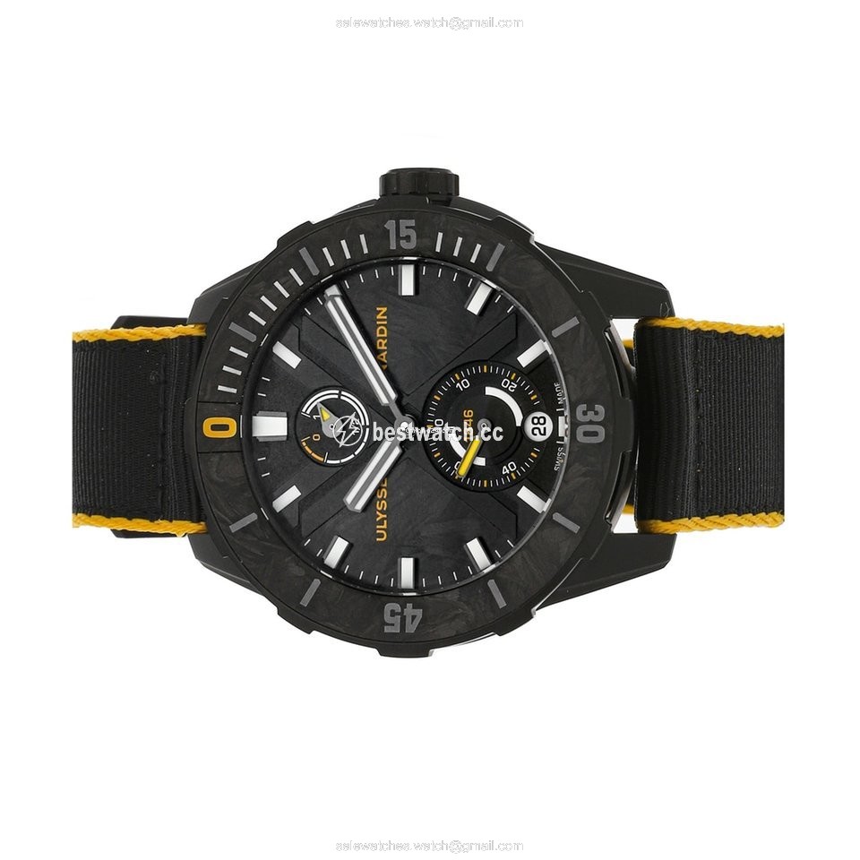 IMG_9085 Ulysse Nardin Marine Mens watch Unisex Automatic Titanium 1183-170 92-CAP Replica 2