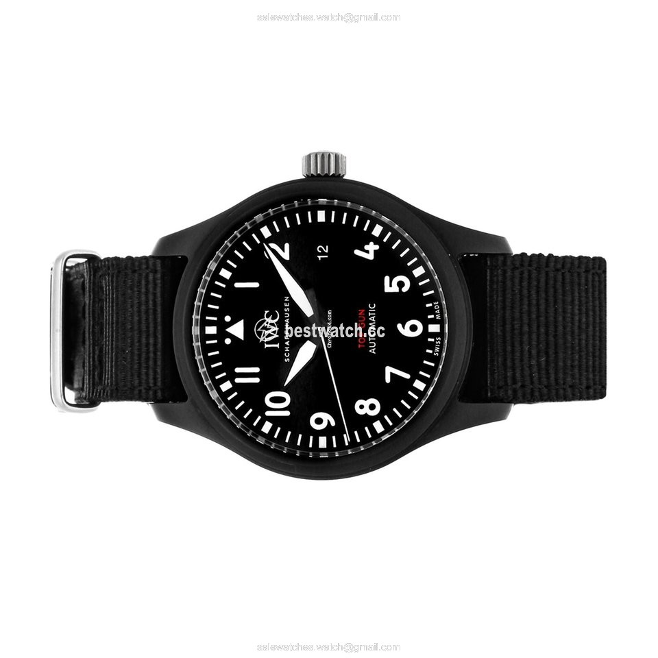 IWC Pilot Chronograph Top Gun Mens watch Unisex Automatic Ceramic IW3269-01 Replica 2