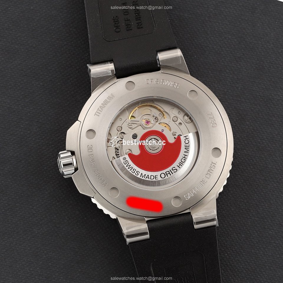 IMG_9085 Oris Aquis Titanium Date Mens watch Unisex Automatic Titanium 01 733 7730 7153-07 4 24 64TEB Replica 2