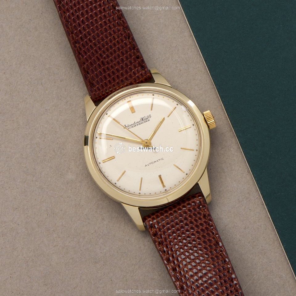 IWC Mens watch Unisex Automatic Yellow gold 809 Replica 2