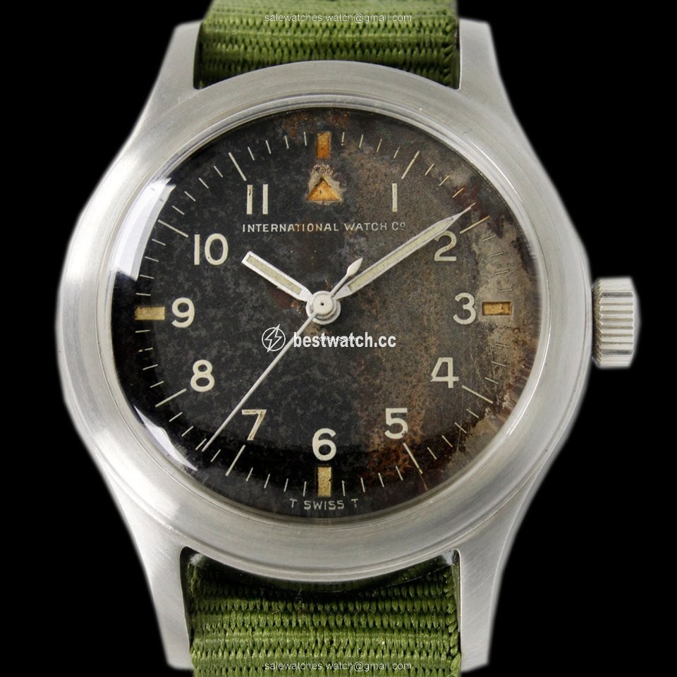 IMG_9085 IWC Pilot Mark Mens watch Unisex Manual winding Steel Cal 89 Replica 2