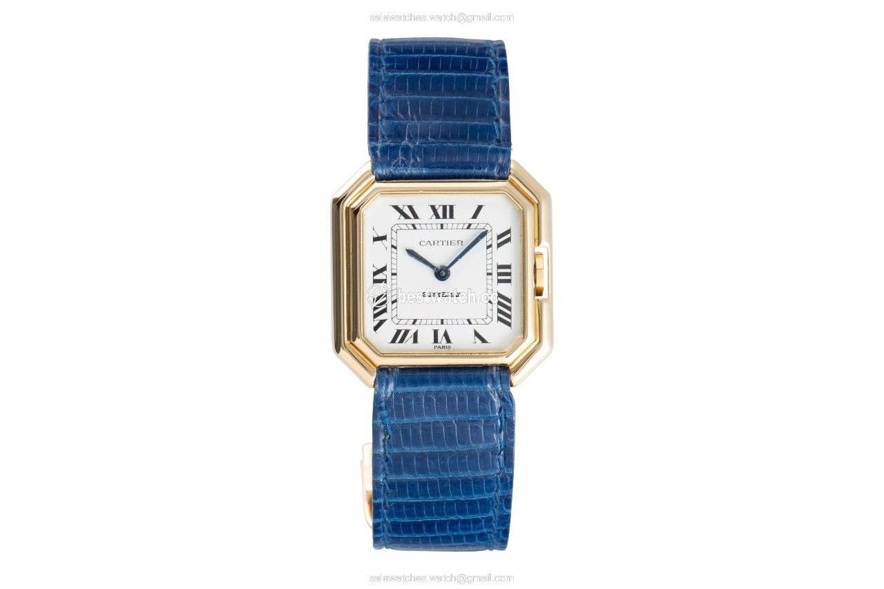 Cartier Womens watch Manual winding Yellow gold 7809 Replica 2