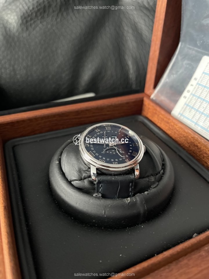 IMG_9085 Blancpain Villeret Quantieme Complet Mens watch Unisex Automatic White gold 6654-1529-55b Replica 2