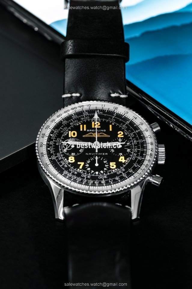 IMG_9085 Breitling Navitimer Mens watch Unisex Manual winding Steel AB0910371B1X1 Replica 2
