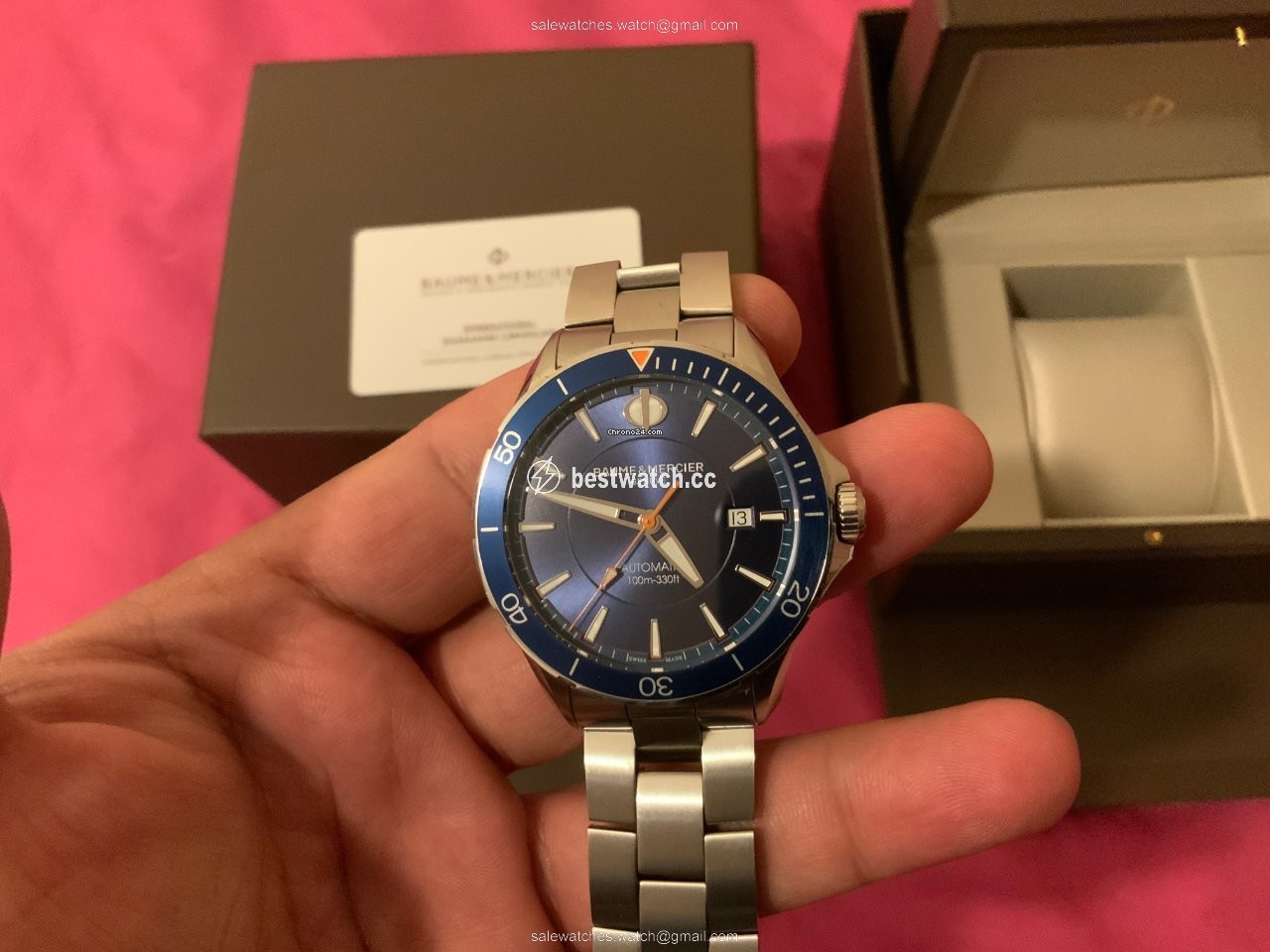 Baume & Mercier Clifton Mens watch Unisex Automatic Steel M0A10378 Replica 2