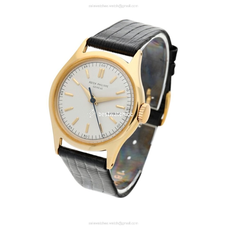 IMG_9085 Patek Philippe Calatrava Mens watch Unisex Manual winding Yellow gold 565 Replica 2