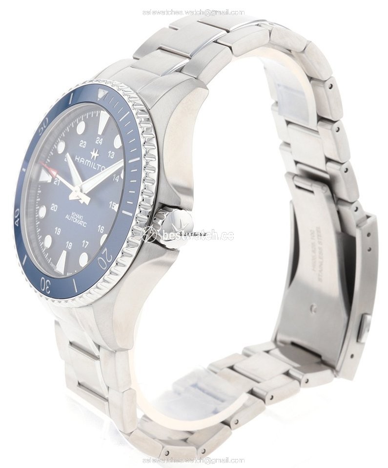 IMG_9085 Hamilton Khaki Navy Scuba Mens watch Unisex Automatic Steel H82505140 Replica 2
