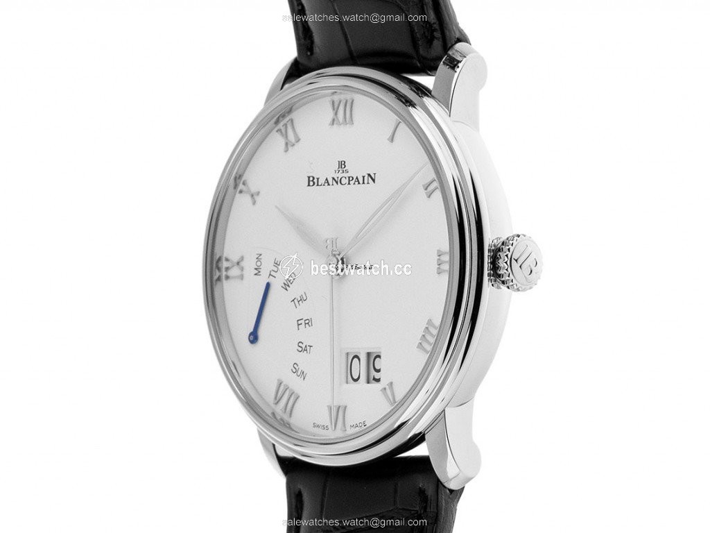 IMG_9085 Blancpain Villeret Mens watch Unisex Automatic Steel 6668 1127 55B Replica 2