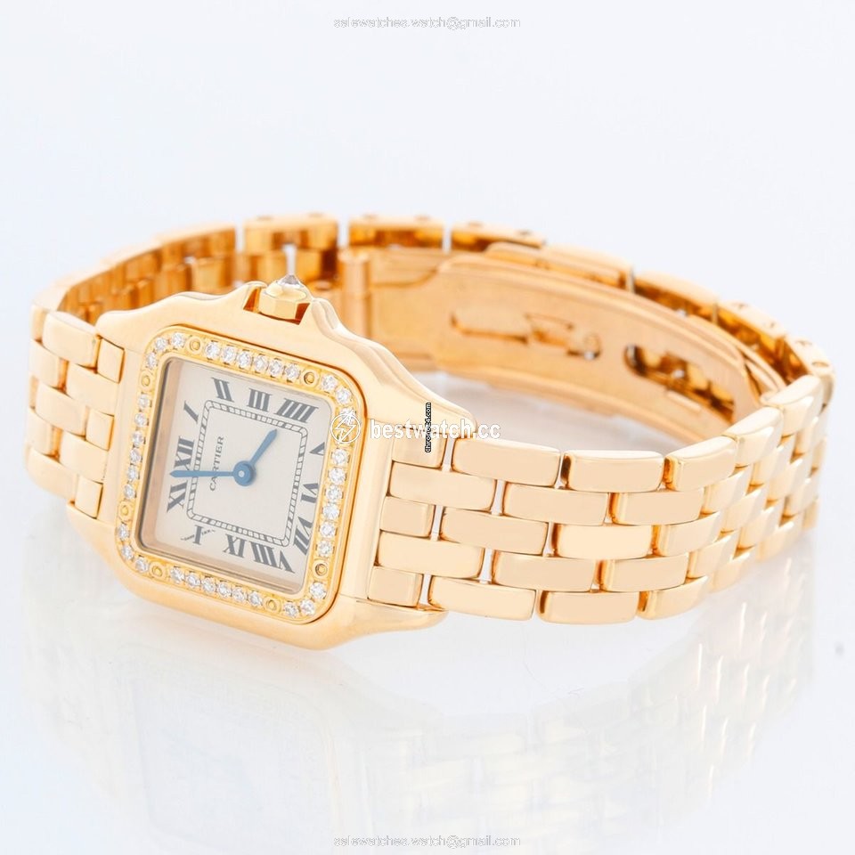 IMG_9085 Cartier Panthere Womens watch Quartz Yellow gold WF3070B9 1280 Replica 2