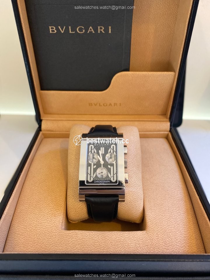 IMG_9085 Bulgari Rettangolo Mens watch Unisex Quartz Steel RTC49BRSVD Replica 2