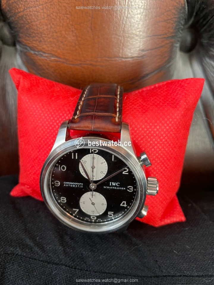 IMG_9085 IWC Portuguese Chronograph Mens watch Unisex Automatic Steel IW371404 Replica 2