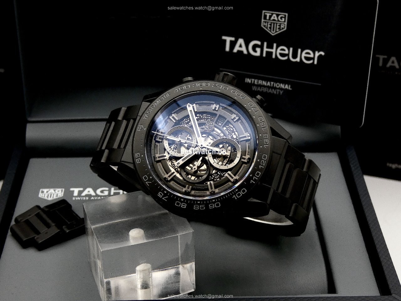 TAG Heuer Carrera Calibre HEUER 01 Mens watch Unisex Automatic Ceramic CAR2A91.BH0742 Replica 2