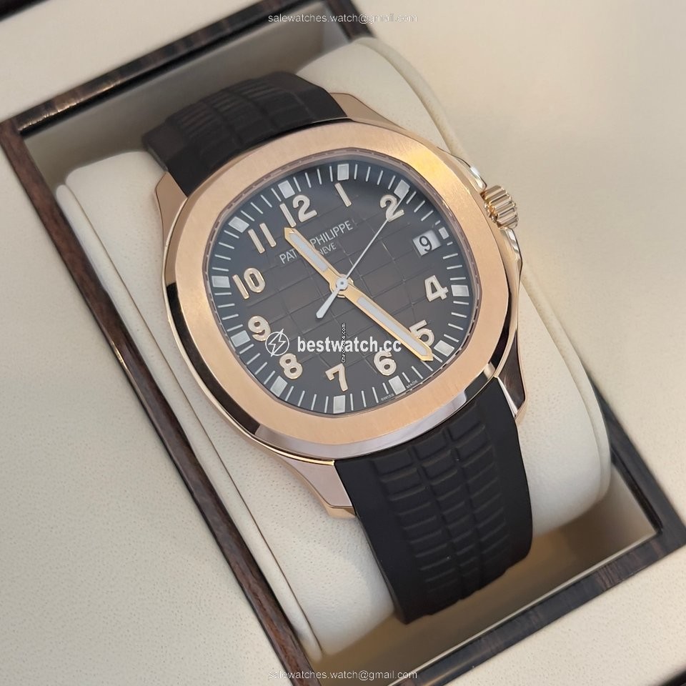 IMG_9085 Patek Philippe Aquanaut Mens watch Unisex Automatic Rose gold 5167R Replica 2