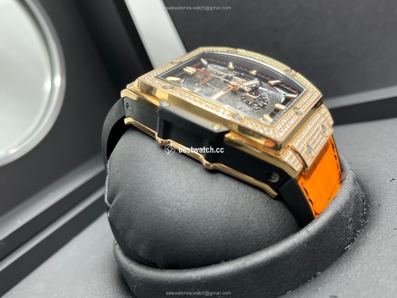 IMG_9085 Hublot Spirit of Big Bang Mens watch Unisex Automatic Rose gold 601.OX.0183.LR.1704 Replica 2