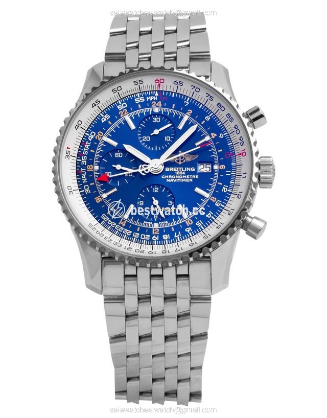 IMG_9085 Breitling Navitimer World Mens watch Unisex Automatic Steel A2432212.C651.443A Replica 2
