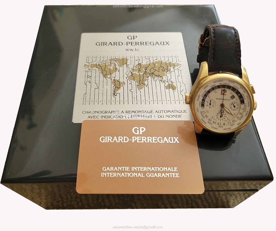 IMG_9085 Girard Perregaux WW.TC Mens watch Unisex Automatic Yellow gold 4980 Replica 2
